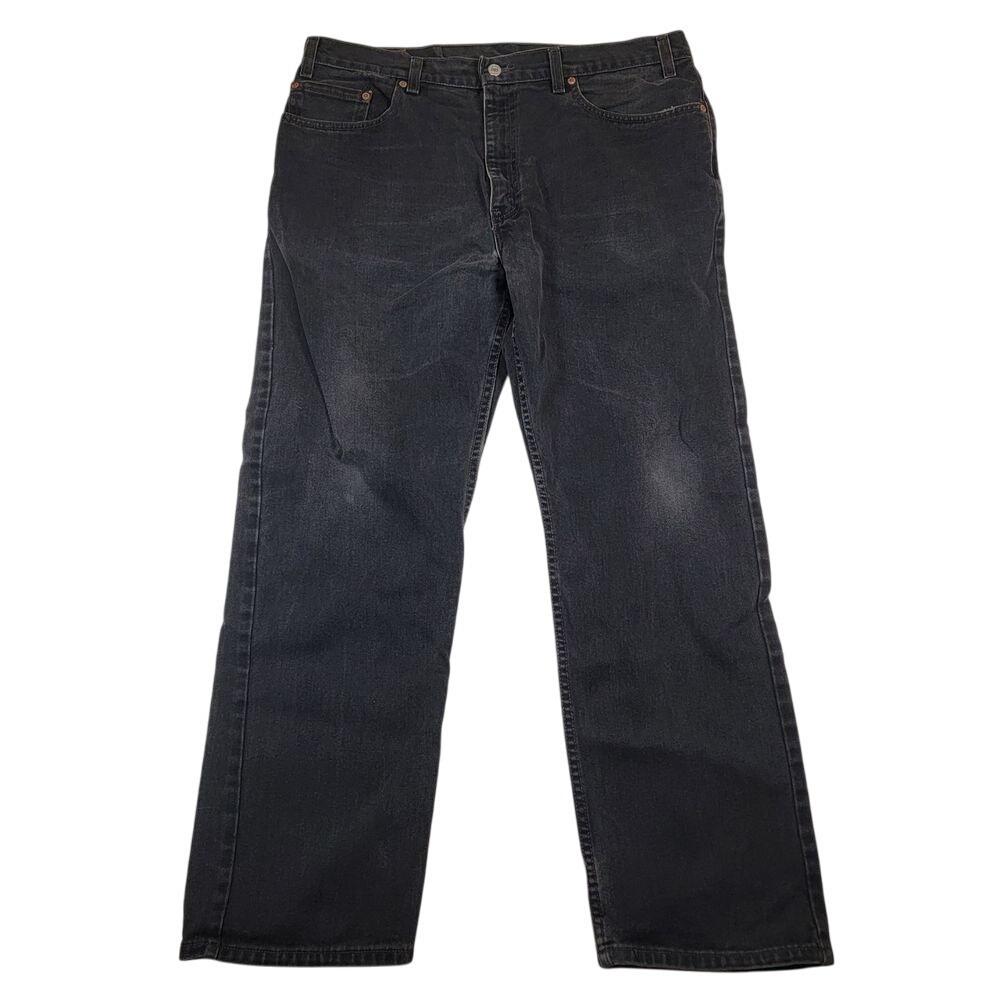 VTG 2000 Levi's Men's Jeans Sz 38x30 Black Wash Regular Fit Straight Leg